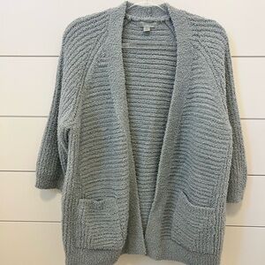 Barefoot Dreams Soft Gray Cardigan